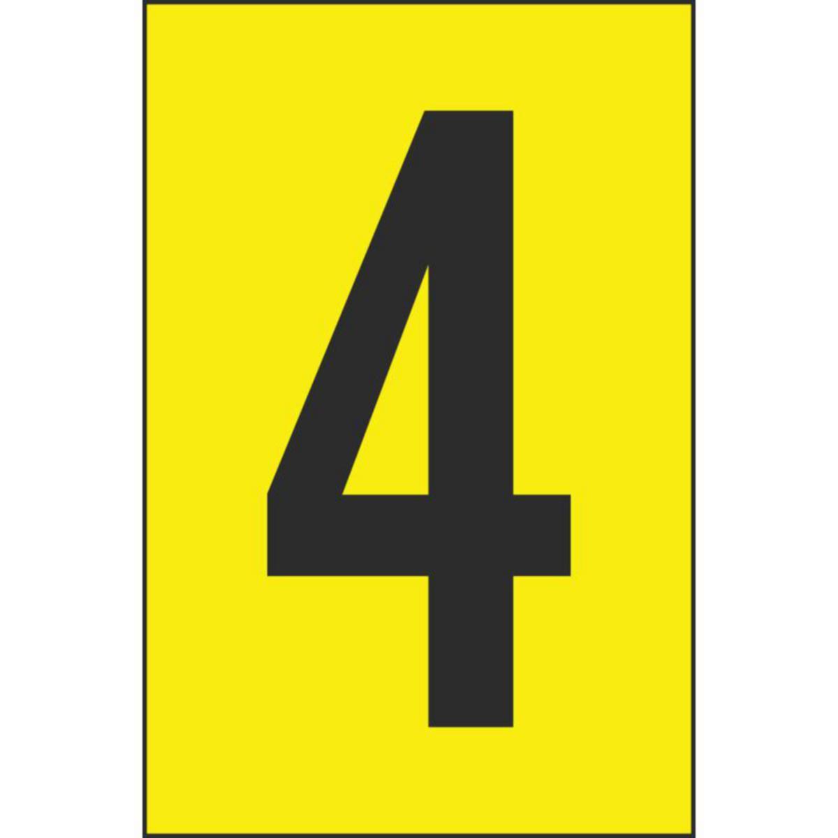 Merkintätarra Hammarprodukter numerot - MERKINTÄTARRA HAMMAR HEIJASTETARRA NUM. 4 (KELT)