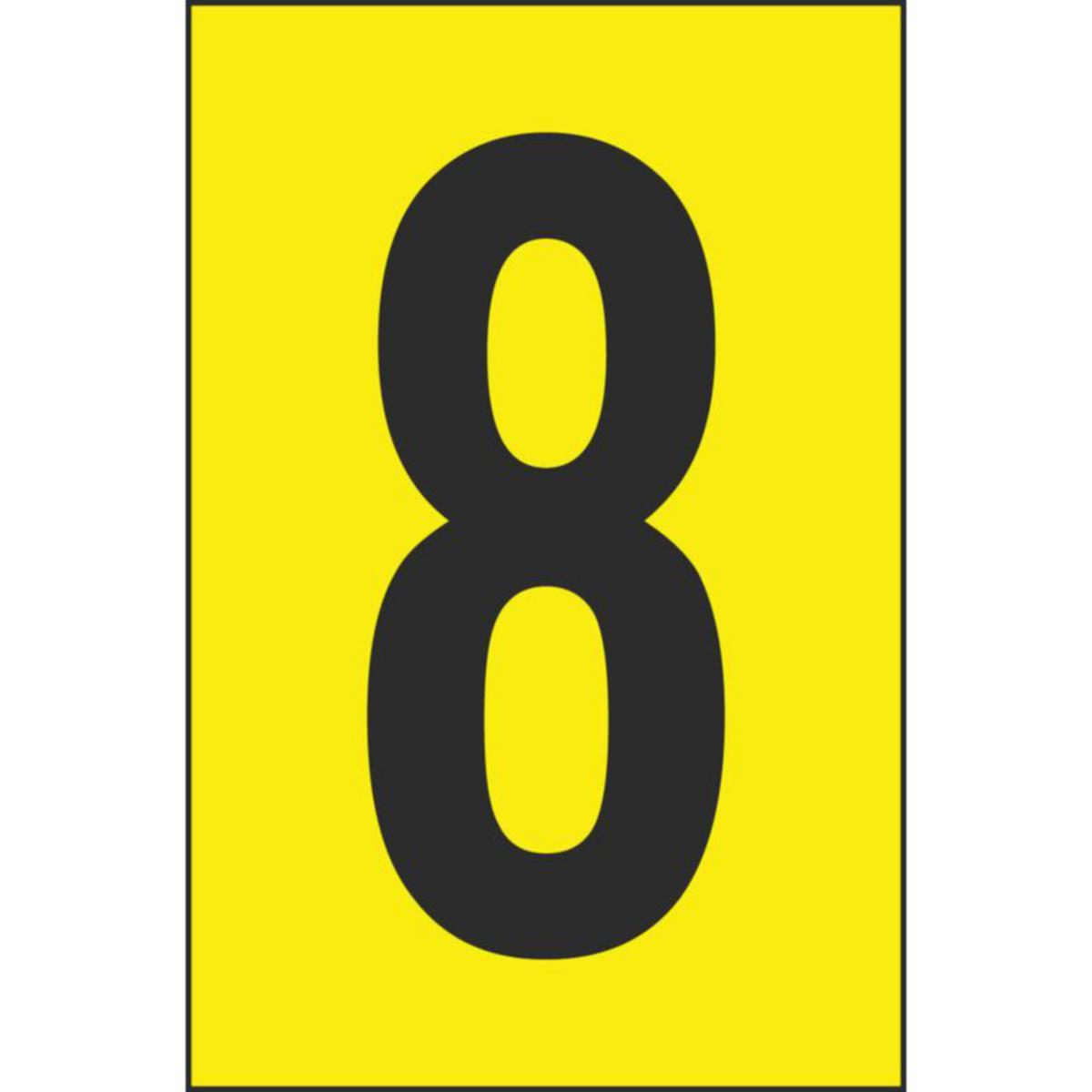Merkintätarra Hammarprodukter numerot - MERKINTÄTARRA HAMMAR HEIJASTETARRA NUM. 8 (KELT)