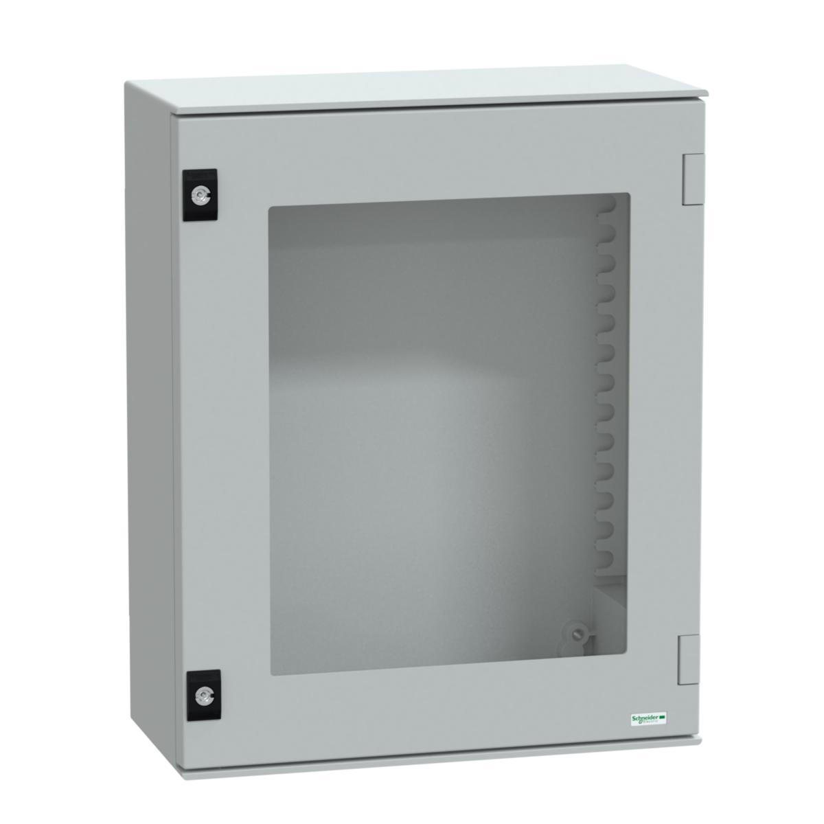 Seinäkaappi Schneider Electric Universal Enclosures Thalassa PLM - KAAPPI SEINÄAS.GRPU.ENCLOSURES NSYPLM54G. 530x430x200 LASI