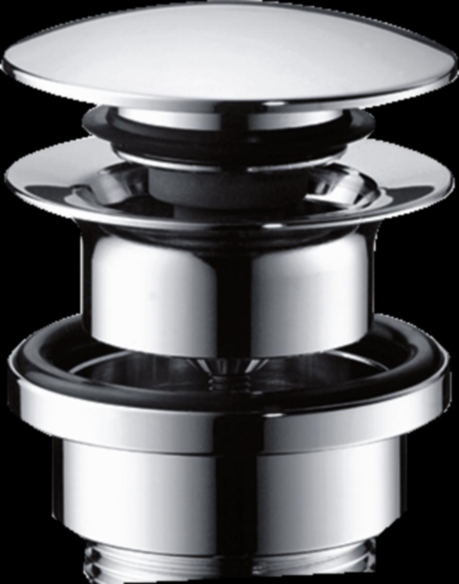 Pohjaventtiili Hansgrohe metallirungolla - POHJAVENTT. 1 1/4 HANSGROHE 50100 000 PUSH-OPEN DN 32