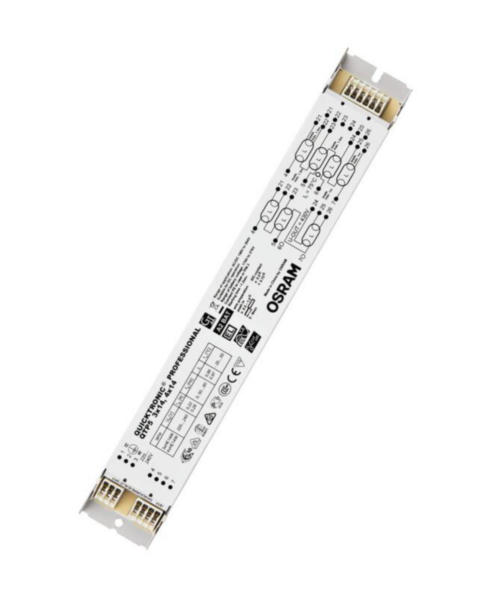 Elektroninen liitäntälaite Osram Quicktronic - ELEKTRON. LIITÄNTÄLAITE OSRAM QTP5 3X14,4X14/220-240