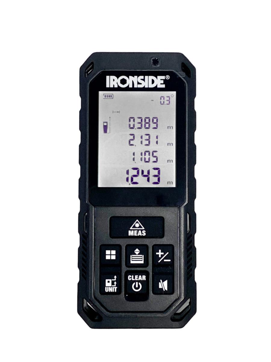 Laseretäisyysmittari Ironside vihreä - LASERETÄISYYSMITTARI V. 60M IRONSIDE 102252
