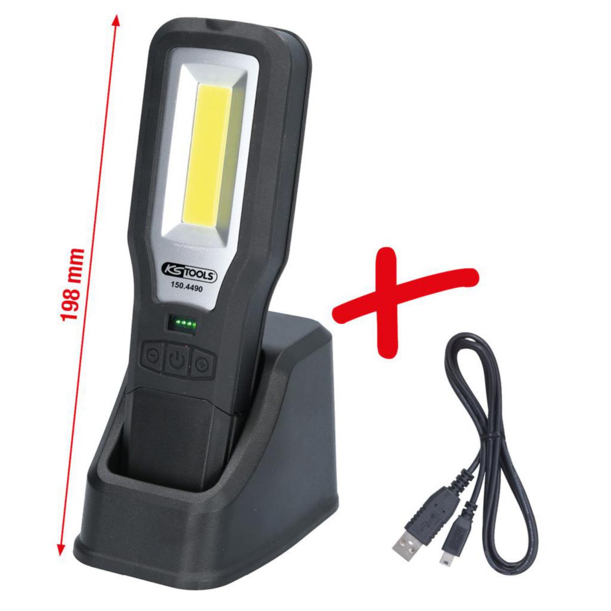 Käsivalaisin KSTools siirrettävä 550lm - KÄSIVALAISIN KS TOOLS 150.4490