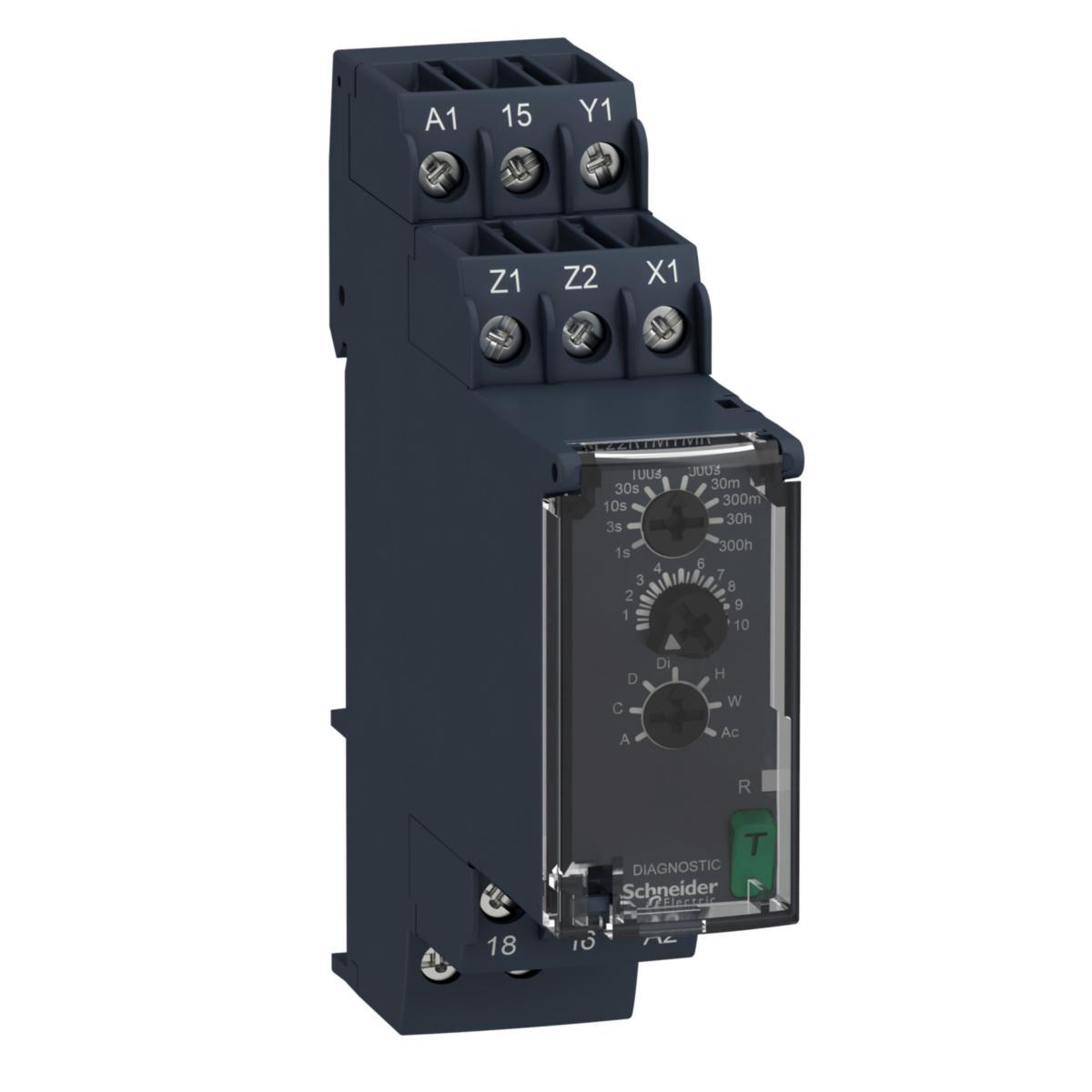 Aikarele monitoimi Schneider Electric Zelio - MONITOIMIAIKARELE ZELIO RE22R1MYMR. 1C/O. 24-240VAC/DC