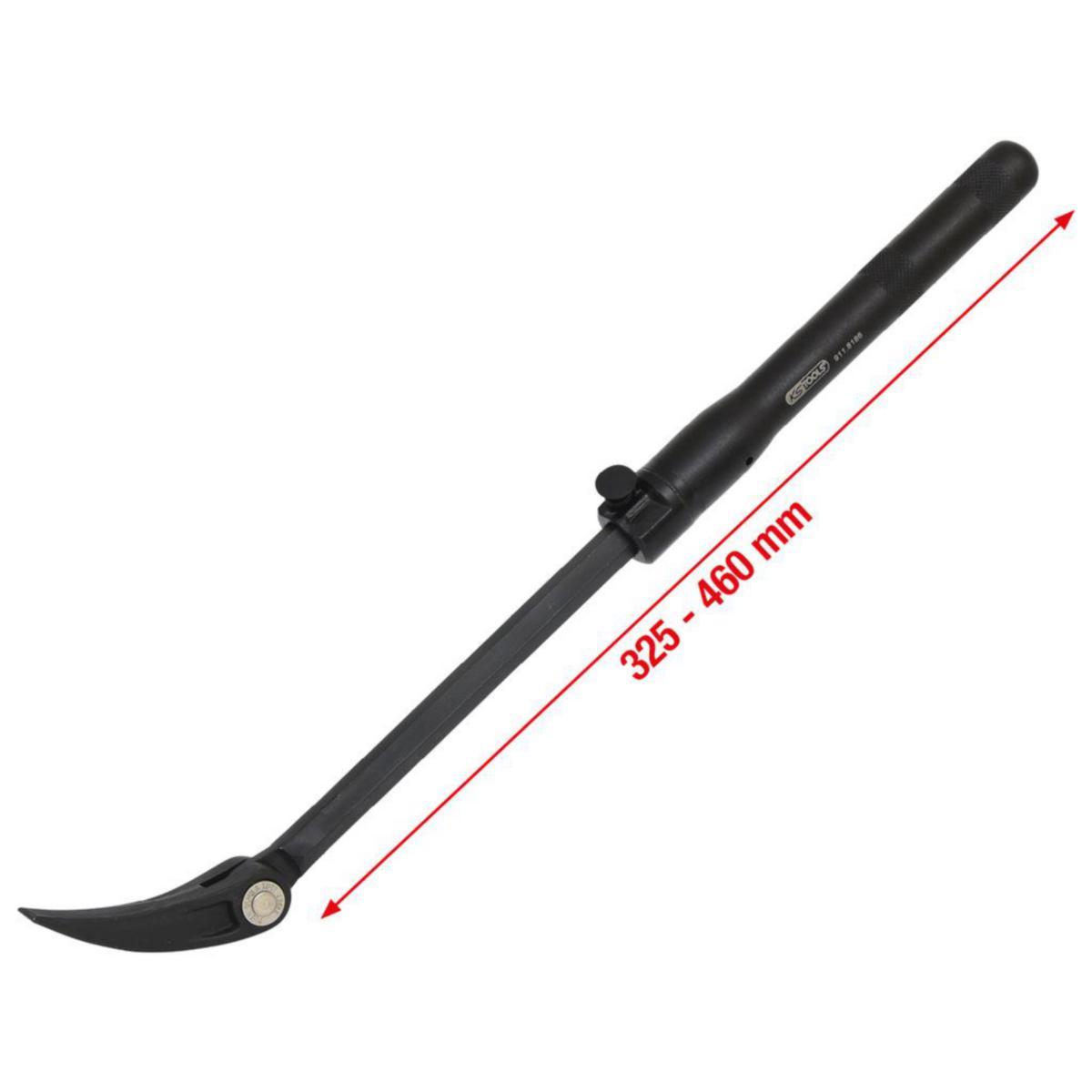 Teleskooppisorkkarauta KSTools 325-460mm - SORKKARAUTA NIVELLETTY TELES KS TOOLS 911.8187