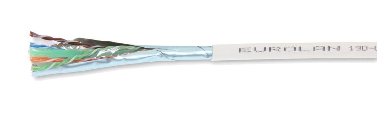 Tietoverkkokaapeli Eurolan CAT6A U/UTP DCA - TIETOVERKKOKAAPELI-CAT6A EUROLAN U/UTP DCA K500 VAL