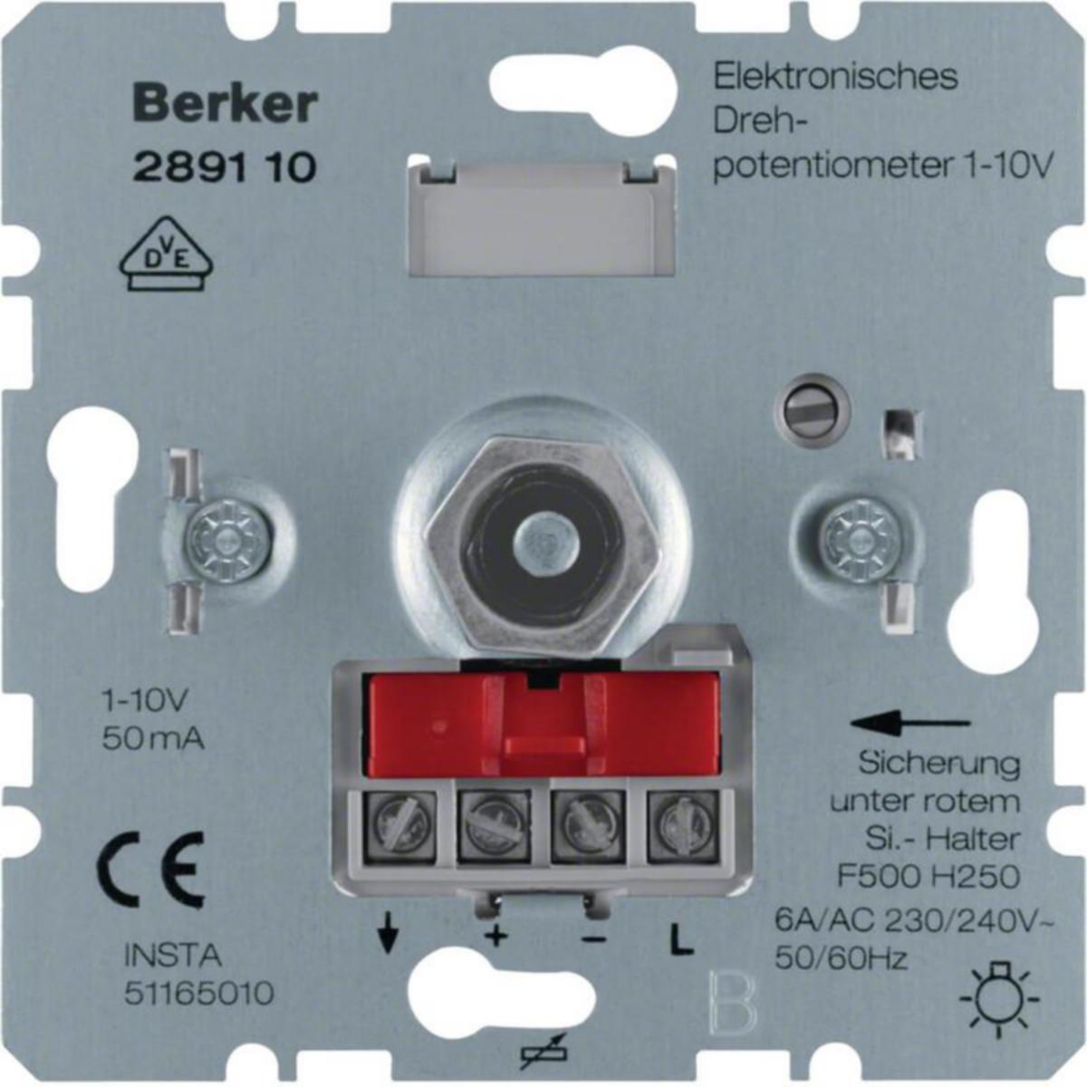 Potentiometri Hager S.1 - POTENTIOMETRI S.1 1-10V 105W/6A UR