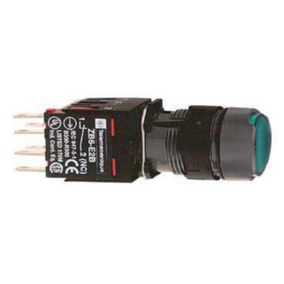 Kumisuojuspainike Schneider Electric Harmony - TASOVALOPAINIKE HARMONY XB6AF3B5B VIHR PYÖR.LED
