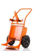Kaasupullokärry CTrolley 2 x 40/50l umpikumirenkain
