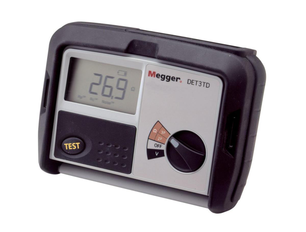 Maadoitusvastusmittari DET3TD Megger - MAAVASTUSMITTARI MEGGER 3-PISTE CAT IV 100V IP54
