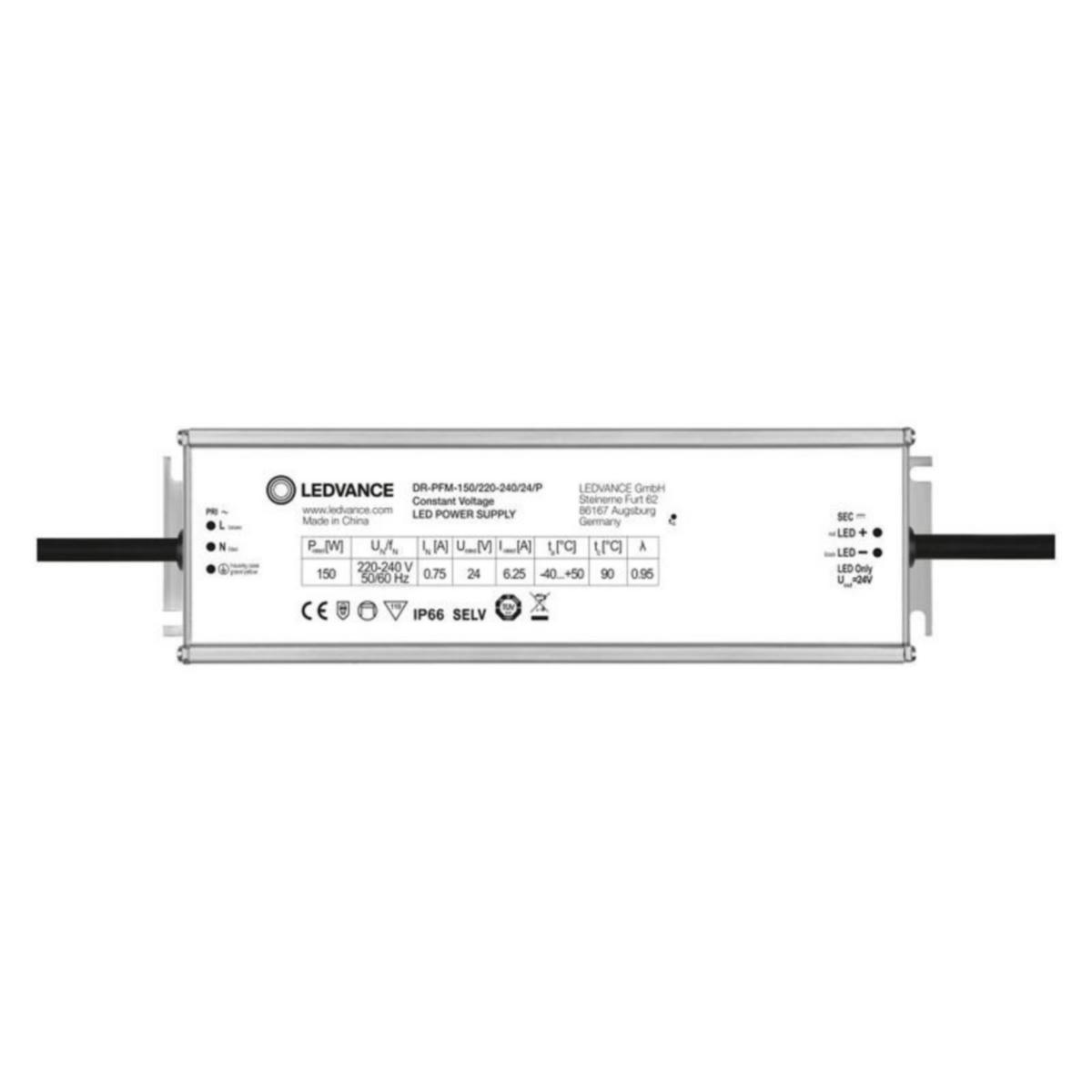 Elektroninen liitäntälaite Ledvance DR Performance CV - ELEKTR. LIITÄNTÄLAITE LEDVANCE DR-PFM-150/220-240/24/P
