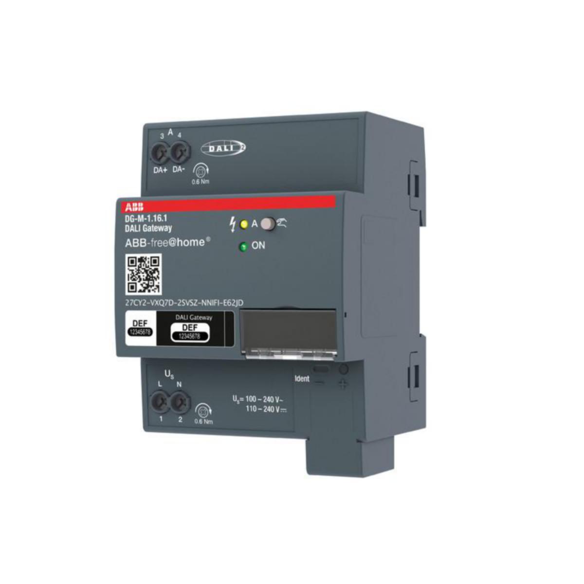 Väylämuunnin ABB-FREE@HOME - VÄYLÄMUUNNIN ABB FREEHOME DG-M-1.16.1 1 B/T 16X DIN 4U