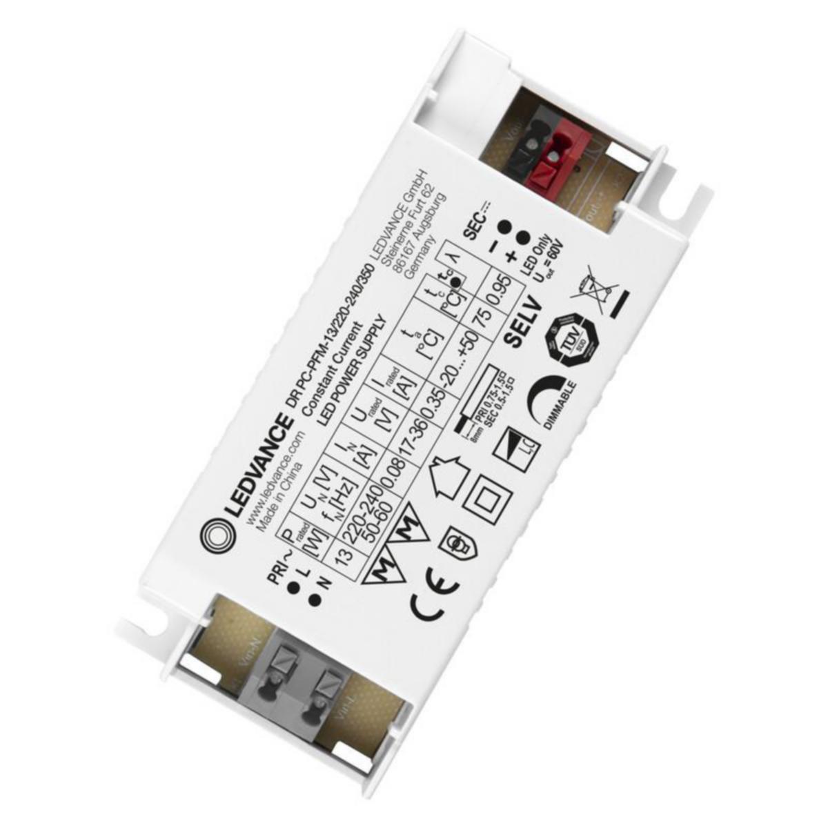 Elektroninen liitäntälaite Ledvance DR DS Performance CC - ELEKTR. LIITÄNTÄLAITE LEDVANCE DR PC-PFM-13/220-240/350