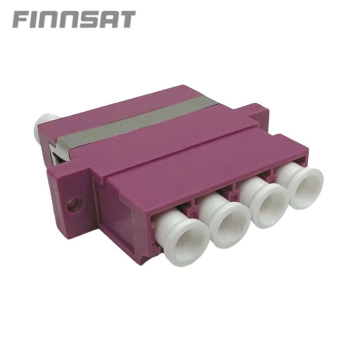 Adapteri Finnsat OM4 - ADAPTERI FINNSAT OM4 LC/LC QUATTRO MAGENTA