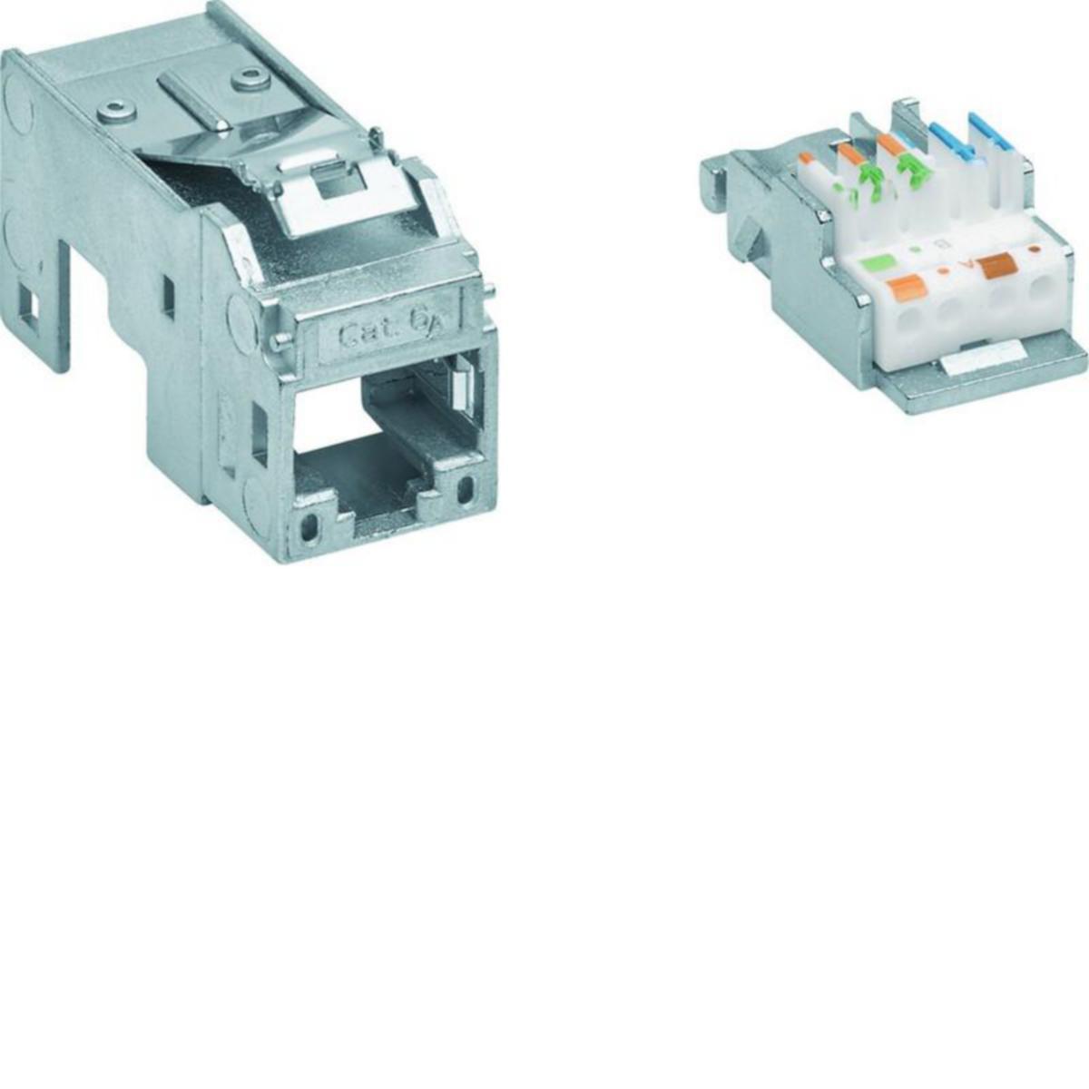 Liitin-CAT6a Hager Ecoline STP - LIITIN-CAT6A ECOLINE GMKRJ45 CAT6A STP KEYSTONE