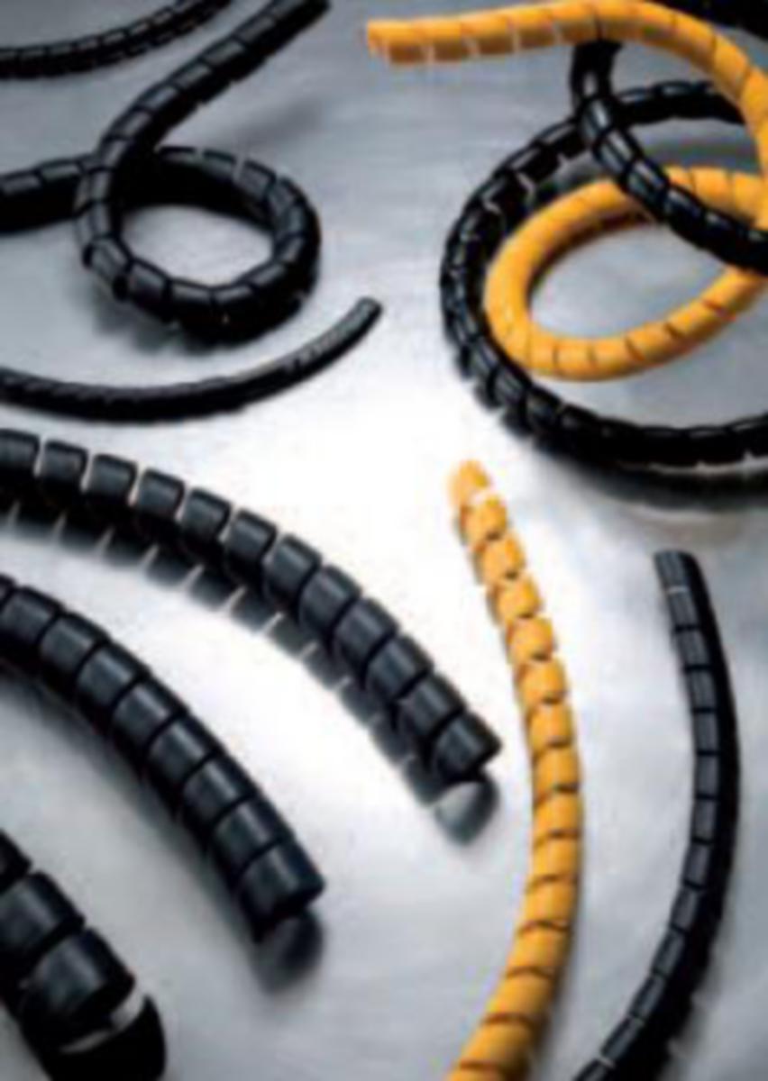 Suojaspiraali Dunlop Hiflex ulkoiseen suojaukseen muovia - SUOJASPIRAALI KELT MUOVI DH 08-MSP-111K 10M