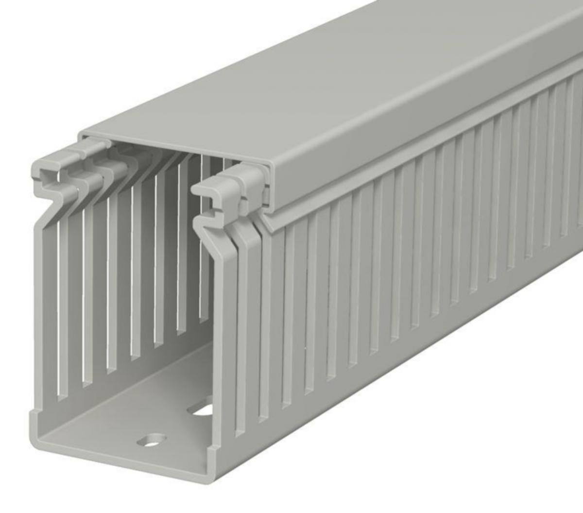 Johdotuskouru OBO LFS RAL7030 - JOHDOTUSKOURU OBO 80x100x2000mm PVC HARM RAL7030