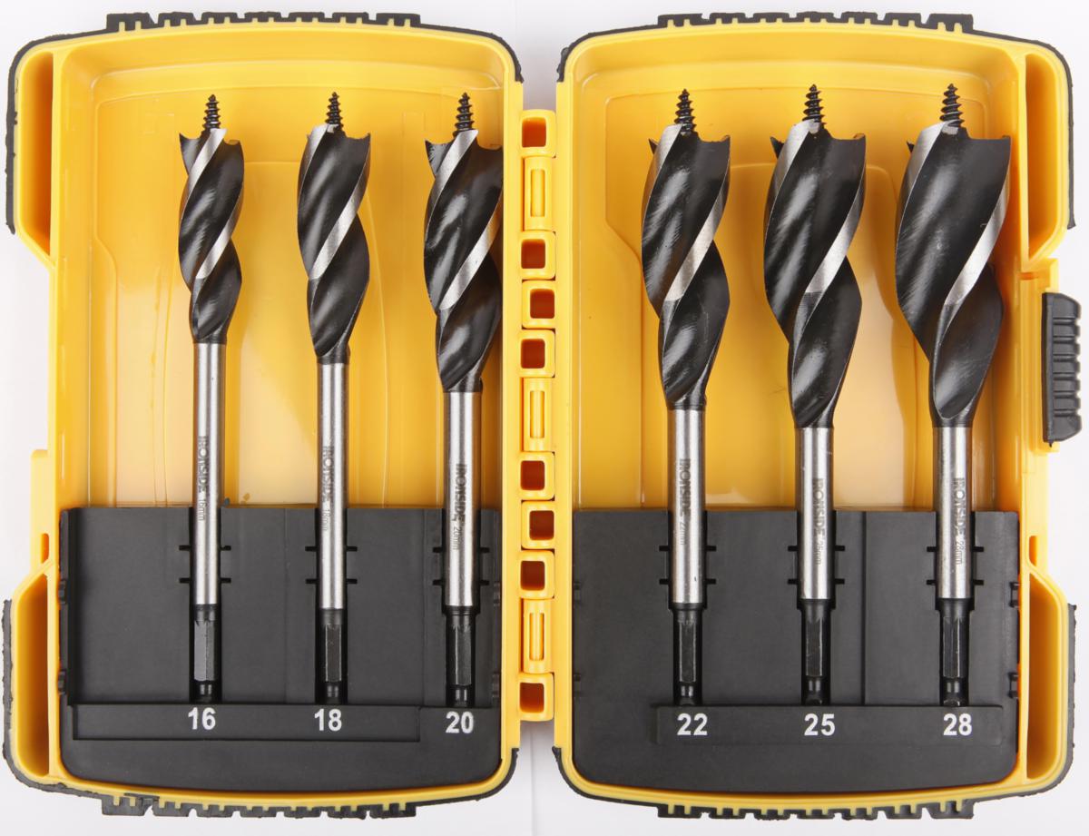 Poranteräsarja Ironside 6osaa - PORANTERÄ PUU 6KPL 16-28 IRONSIDE 201853