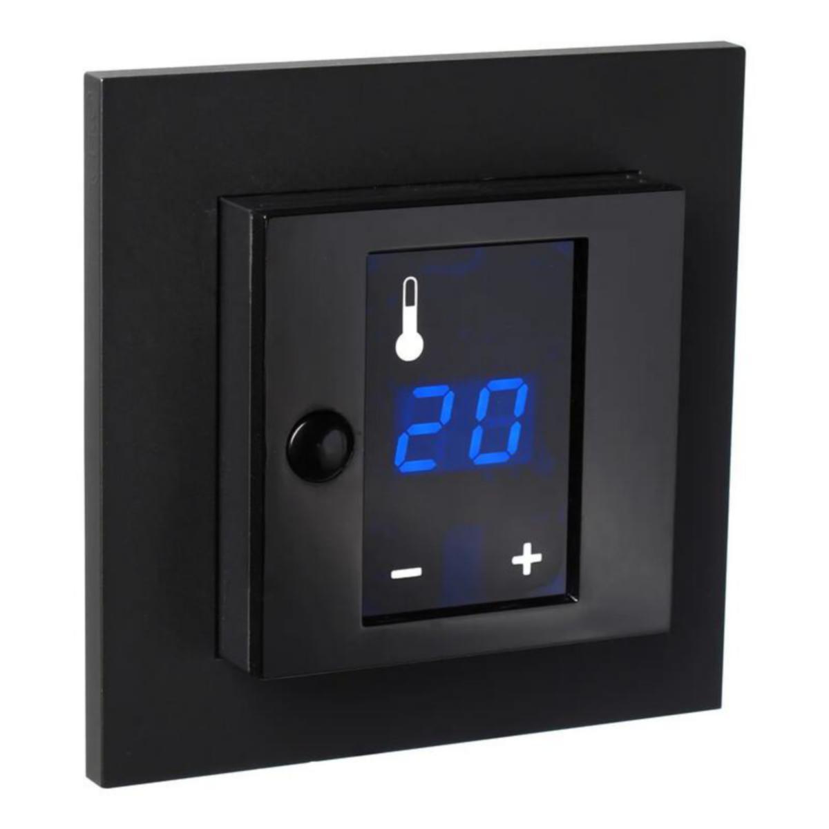 Yhdistelmätermostaatti Elko Plus - YHDISTELMÄTERMOSTAAT.ELKO PLUS TERMOSTAATTI 16A IP20 MUS