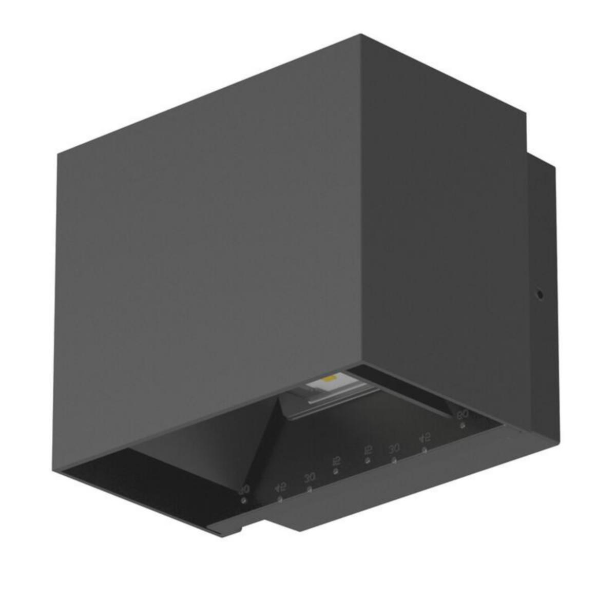 Seinävalaisin ulko Airam Brick Double - SEINÄVAL ULKO BRICK DOUBLE IP65 IK06 10W/930 PCC GR