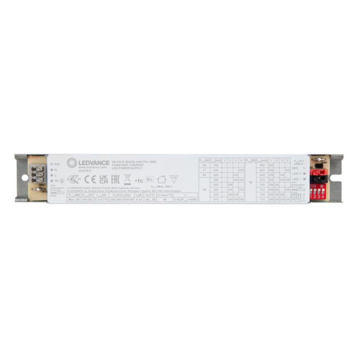 Elektroninen liitäntälaite Ledvance DR DS Performance CC - ELEKTR. LIITÄNTÄLAITE LEDVANCE DR DS-P-90/220-240/775 L NSV