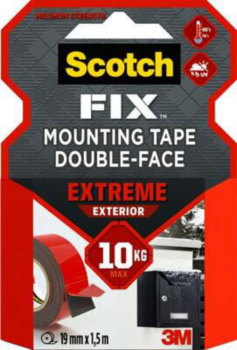 Kiinnitysteippi 3M Scotch-Fix - KIINNITYSTEIPPI 3M SCOTCH-FIX PT1100-1915-P, 19MM X 1,5M