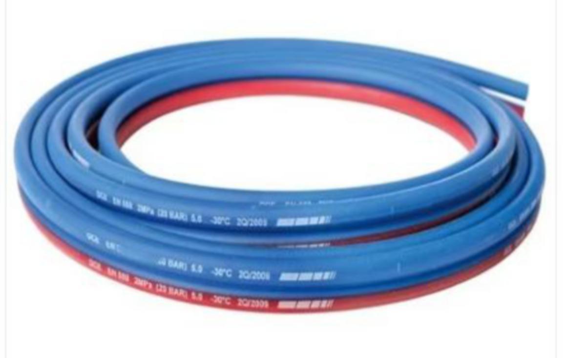 Kaksoishitsausletku Aga - KAKSOISHITSAUSL.A.H 6.3 MM AGA 334481 50M/RLL