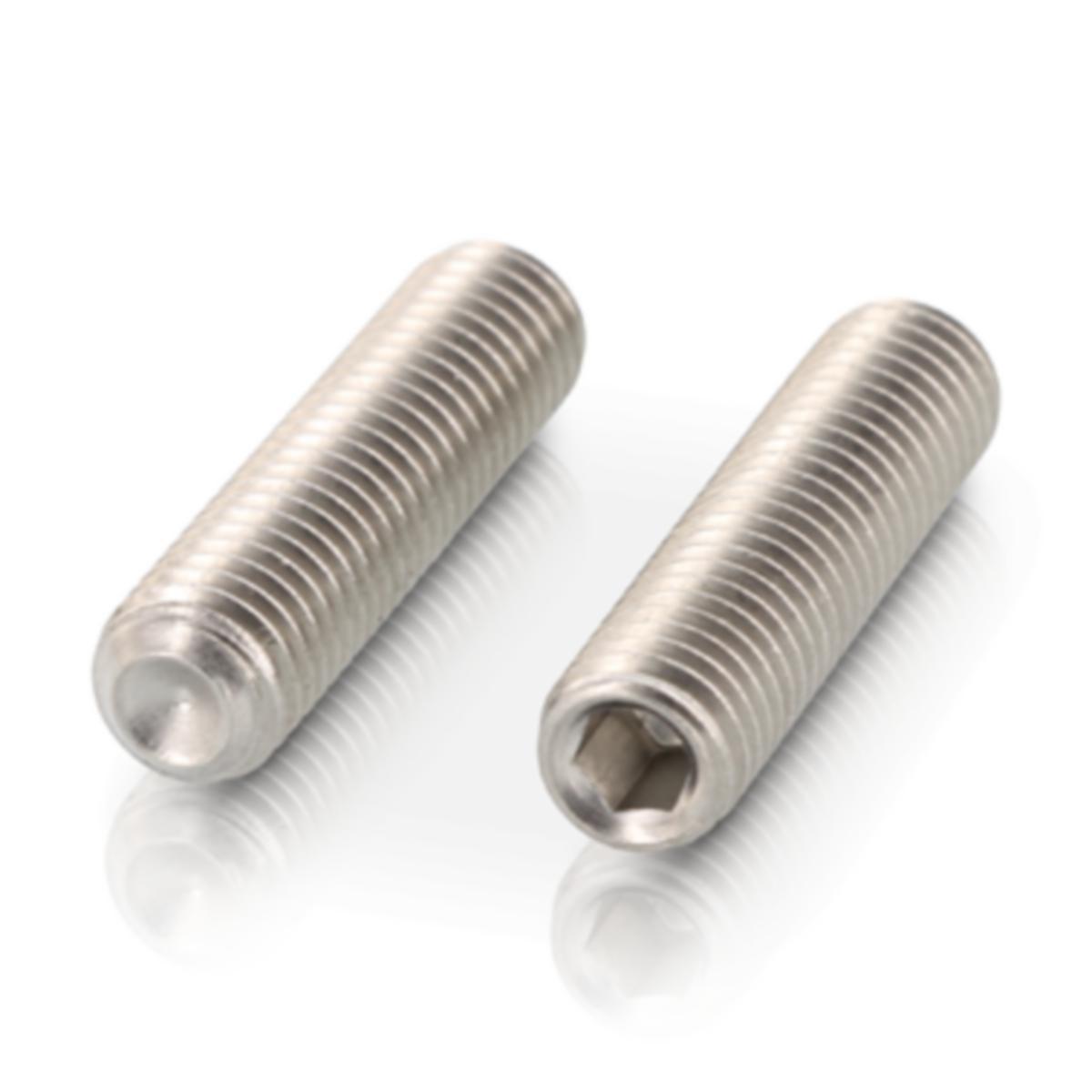 Pidätinruuvi ISO 4029 (DIN 916) A4 HST kuoppa - PIDÄTINRUUVI KUOPPA HST M10X25 ISO 4029 A4 100KPL