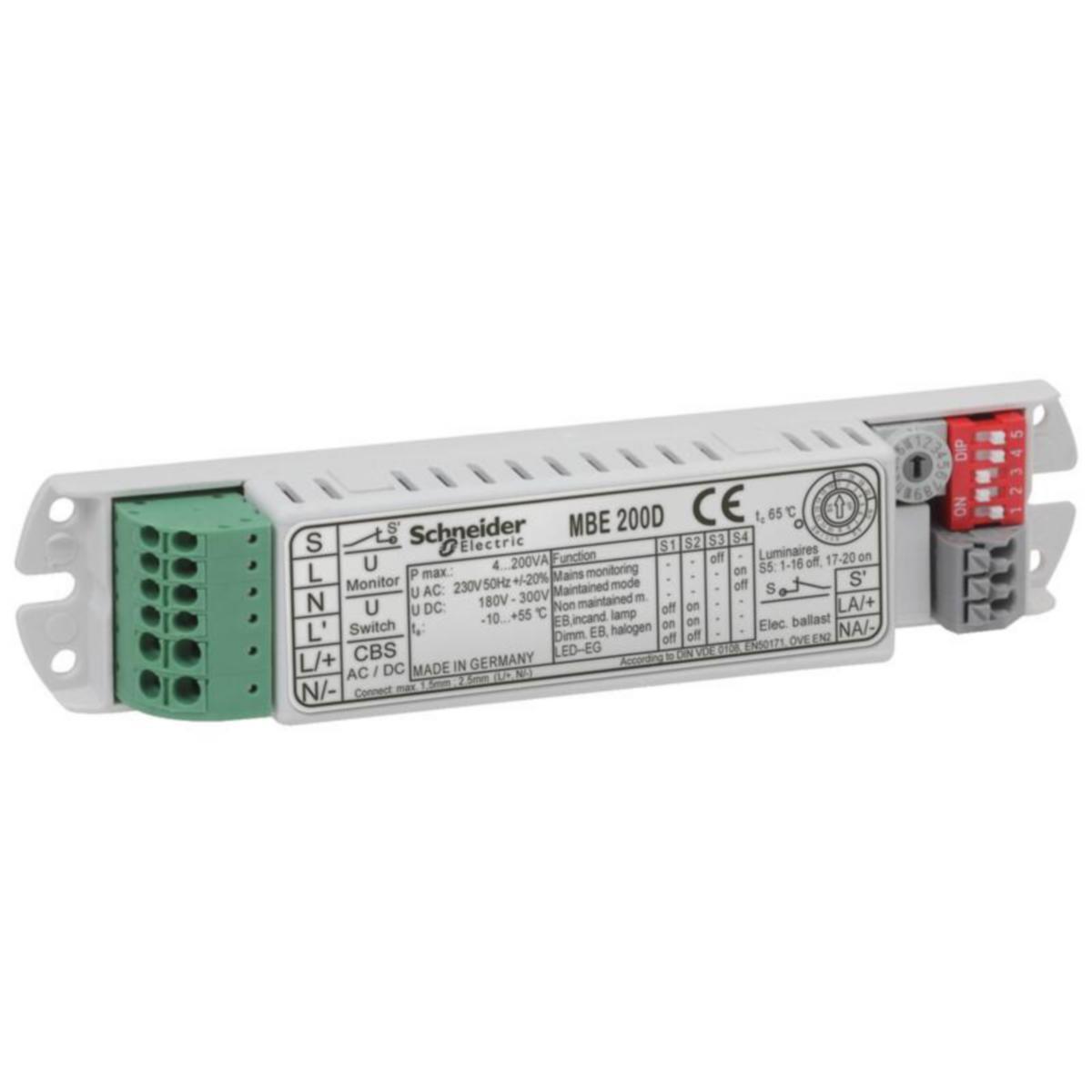 Virtalähde Schneider Electric Exiway Power Control - KESKUSYKSIKKÖTARVIKE EXIWAY VIRTALÄHDE MBE200D