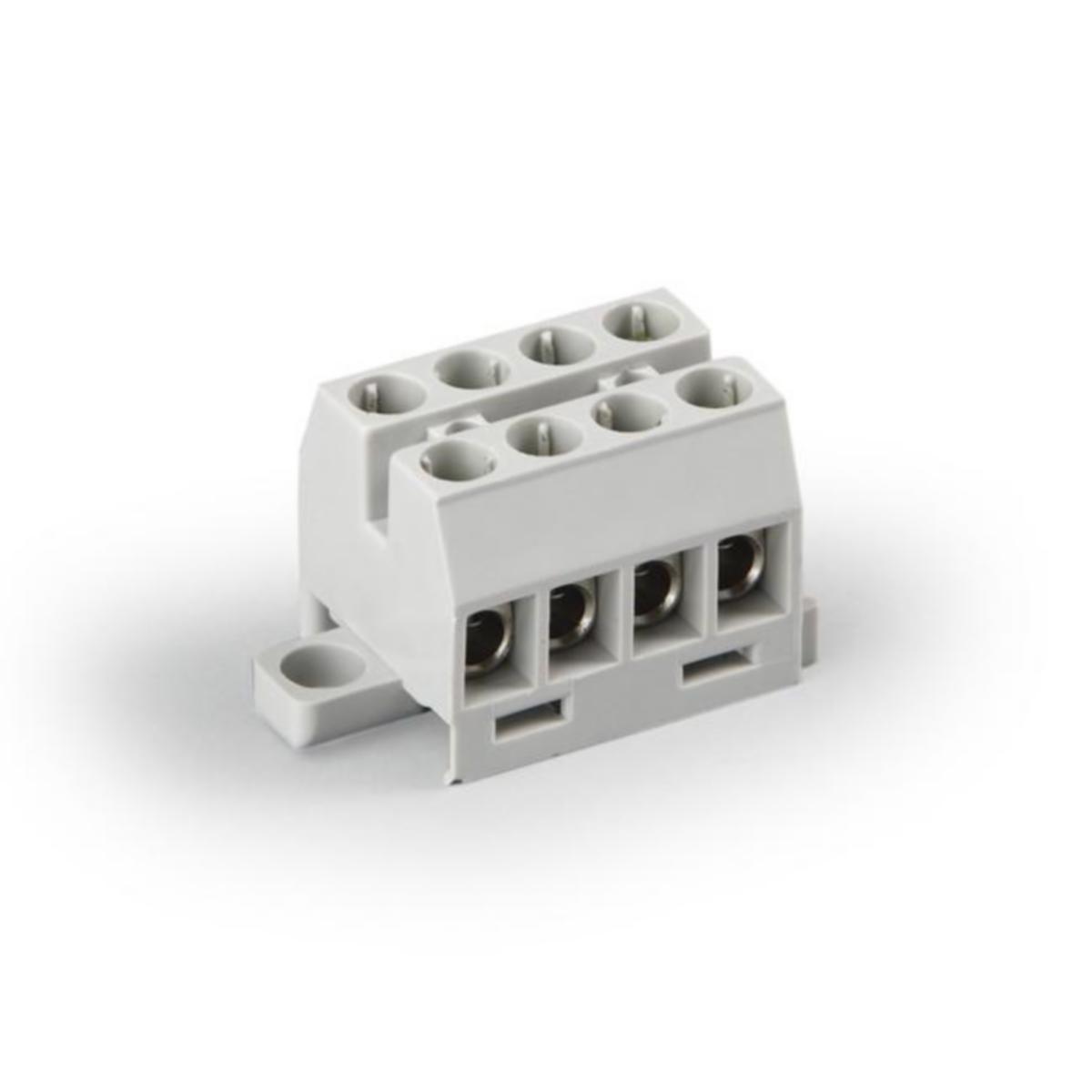 Riviliitin Ensto Clampo Compact 6 mm² - RIVILIITIN CLAMPO COMPACT CU 6 MM², 4-NAPAINEN, 750 V