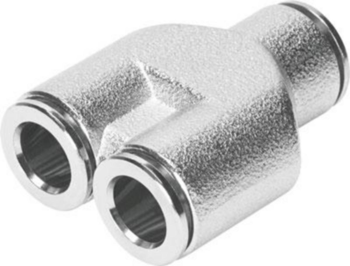 Kulmajatkopistoliitin metalli Festo NPQM-Y - Y-LIITIN 558804 FESTO NPQM-Y-Q8-Q6-P10