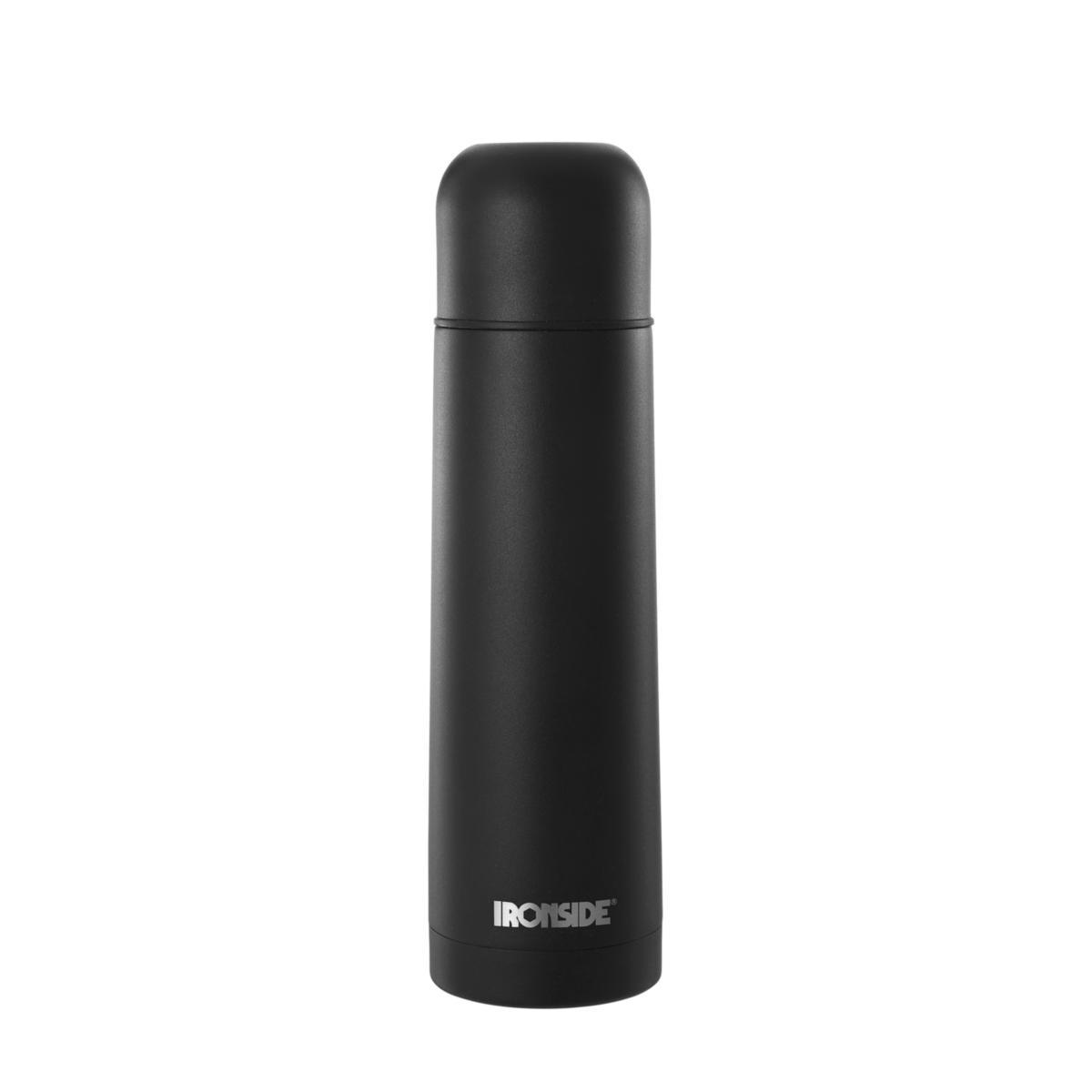 Termospullo Ironside 0.75l - TERMOSPULLO IRONSIDE 0,75L MUSTA RUOSTUMATON