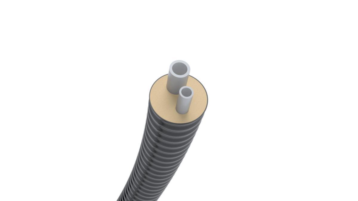 Käyttövesiputkielementti Calpex Duo kahdella putkella - KÄYTTÖVESIPUTKIELEMENT. 2-PUTK 40+25/126 CALPEX DUO