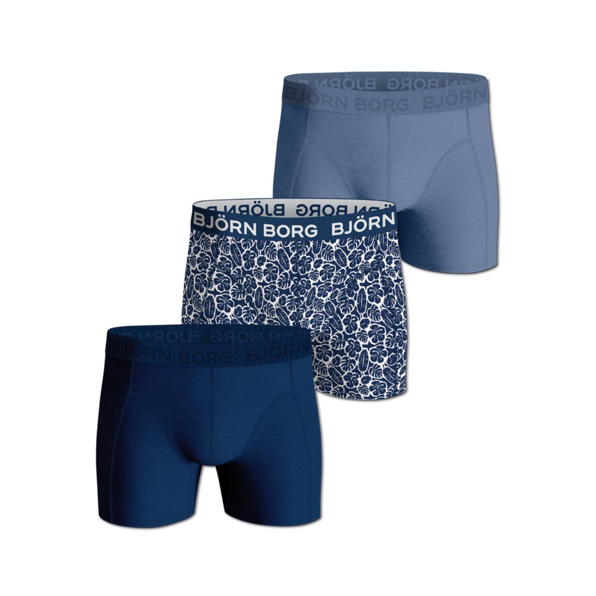 Bokserit Björn Borg Boxer Multi 3kpl sininen - BOKSERIT 3 KPL SININEN S BJÖRN BORG 1001899409008