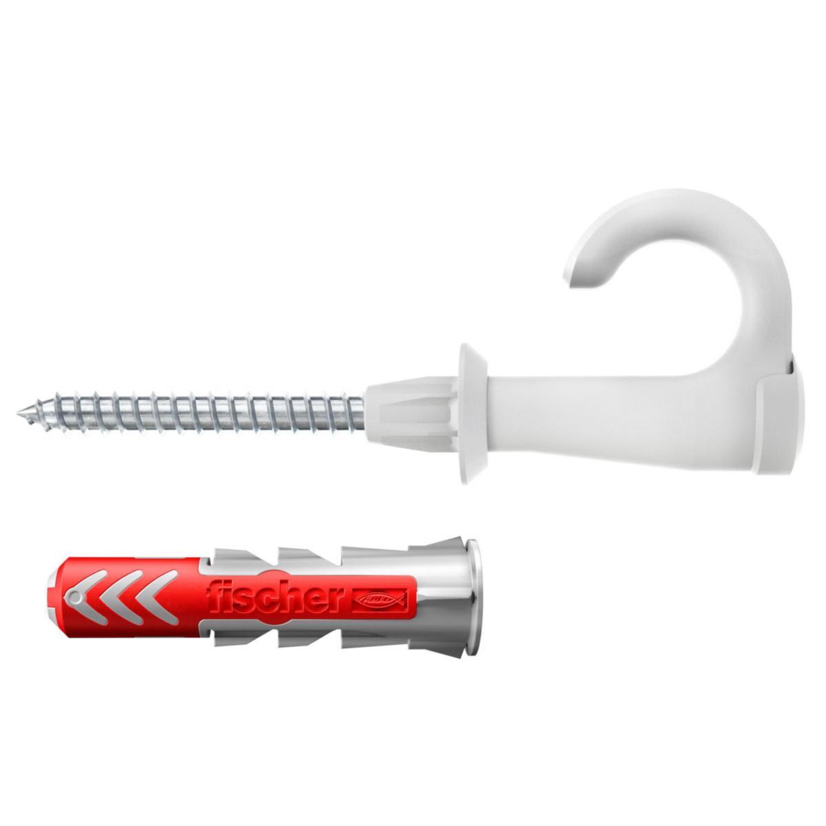 Tulppa/koukku fischer Easyhook Duopower - NAILONTULPPA FISCHER (IP) EASYHOOK DUOPOWER 6X30MM K NV