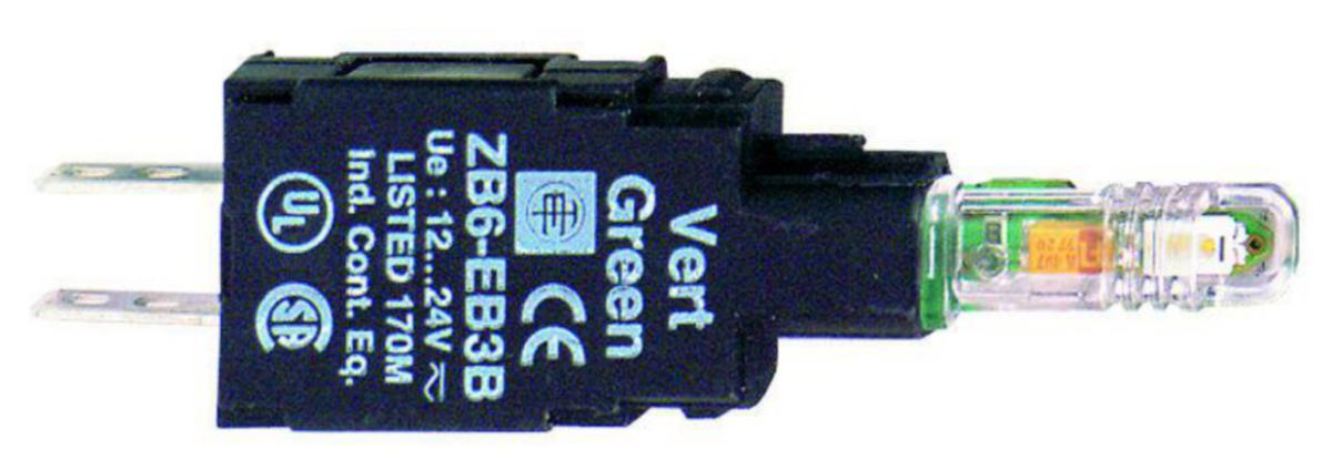 Merkkivaloelementti LED Merkkivaloelementti ZB6 - MERKKIVALOELEMENTTI HARMONY ZB6EB3B VIHREÄ