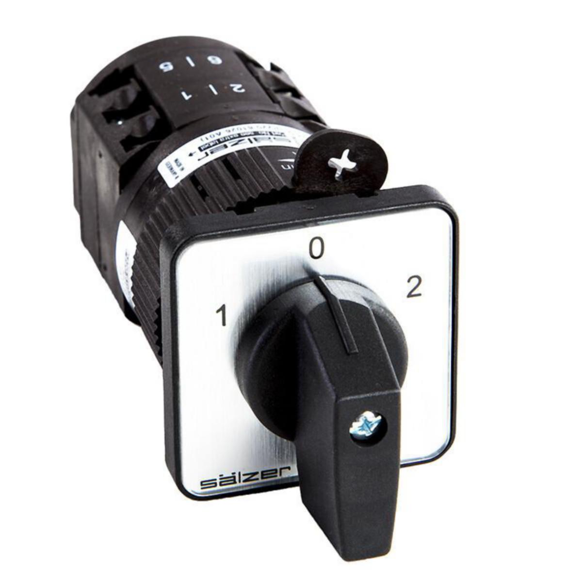 Nokkakytkimet vaihto Sälzer - NOKKAKYTKIN VAIHTO SÄLZER P220 1-0-2 2N 20A Ø22.5