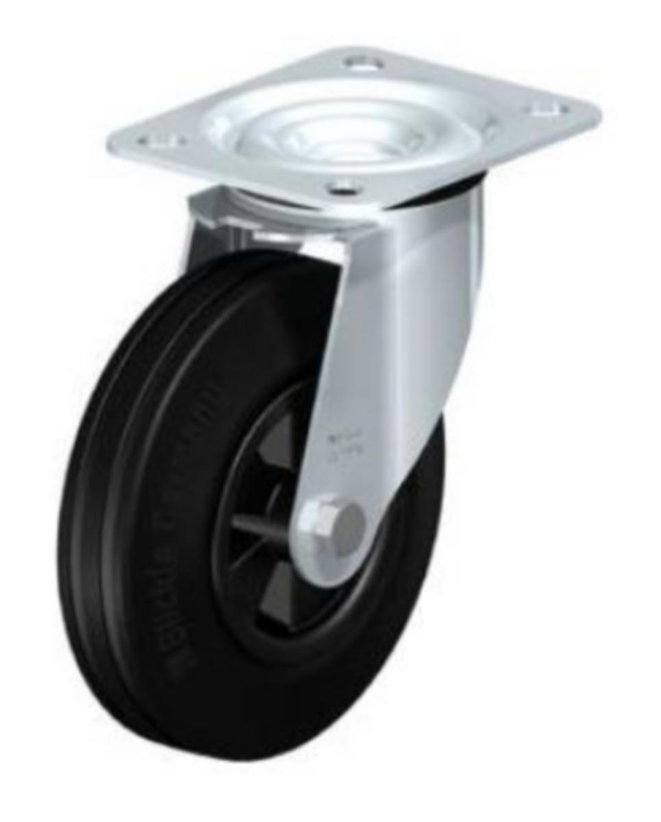 Vakioumpikumipyörä Blickle kuulalaakeroitu LE-VPP...G - KÄÄNTÖPYÖRÄ BLICKLE LE-VPP 80G