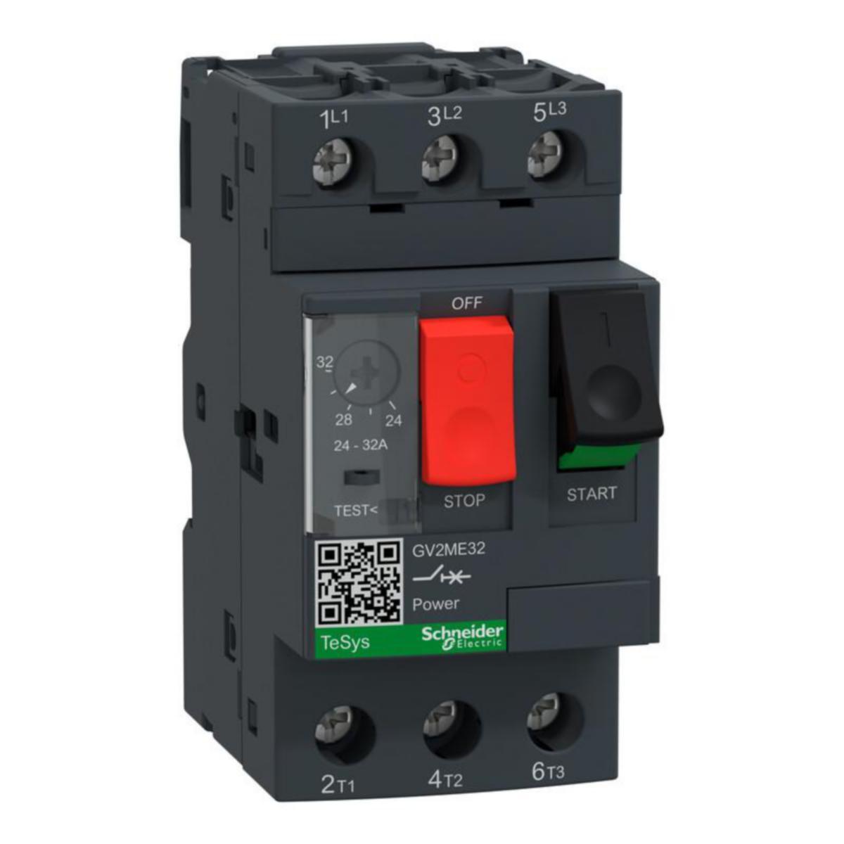 Moottorinsuojakatkaisija Schneider Electric TeSys GV2ME - MOOTTORINSUOJAKATKAISIJA TESYS GV2ME32 24-32A