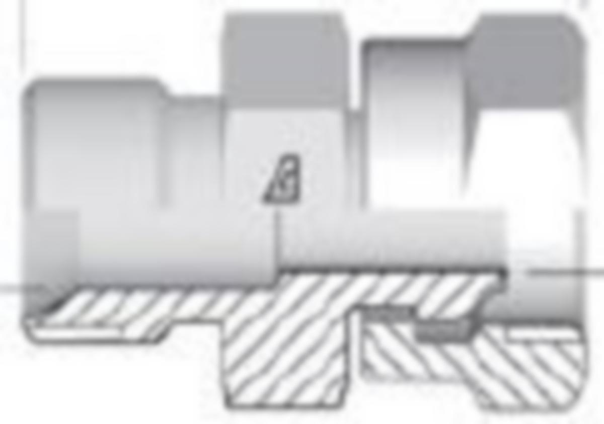 Yhdysnippa Dunlop Hiflex BSP 60ast ulkokierre - BSP 60ast sisäkierre DIN 3852 - NIPPA BSP DH 26-04010-02-04
