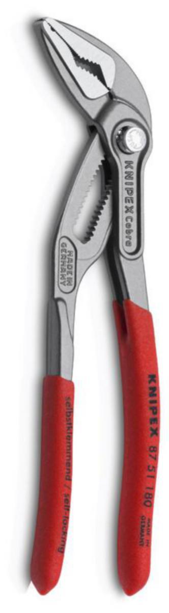 Vesipumppupihdit Knipex Cobra® ES 8751 - SIIRTOLEUKAPIHDIT KNIPEX COBRA® ES 180MM SB