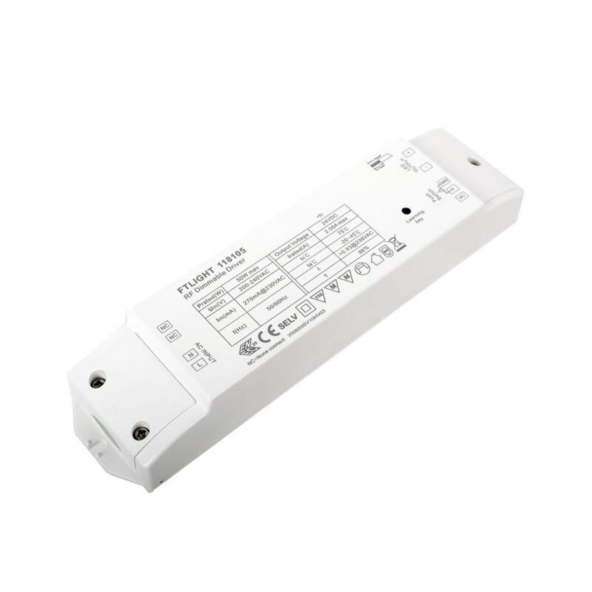 Vakiojännitelähde FTLight Perfect 24V RF - OHJAUSKOMPONENTTI PERFECT VAKIOJÄNNITELÄHDE 24V RF 1-KAN
