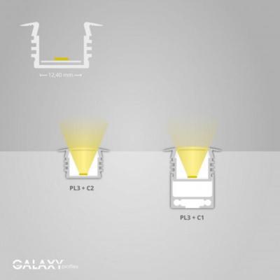 LED-PROFIILI GALAXY PL3 LED UPPOAS. PROF. 2M ELOKS