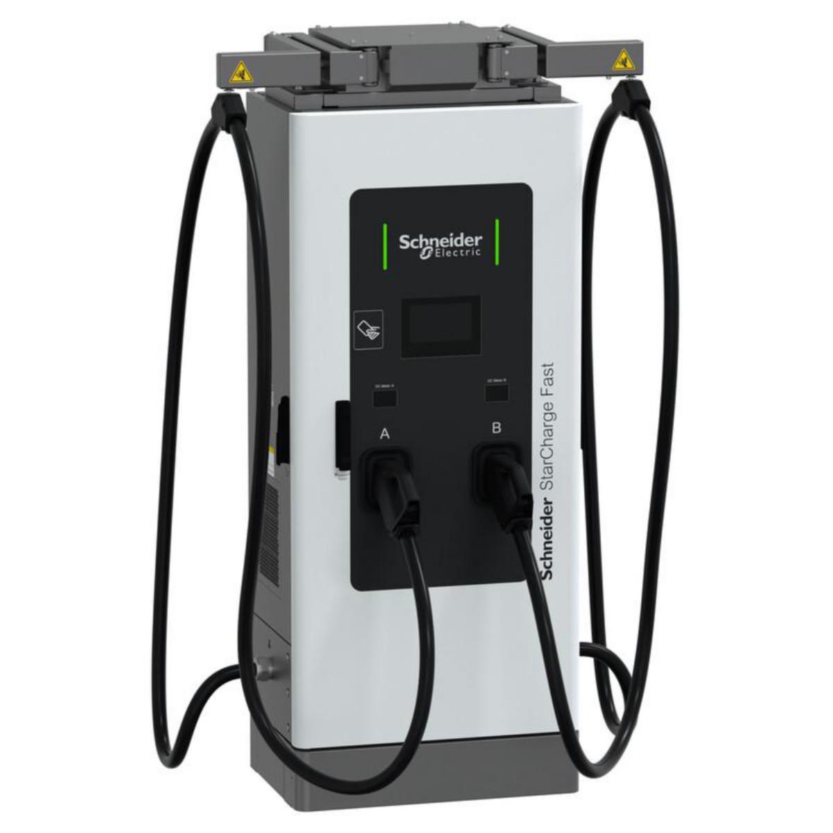 Latausasema teholataus Schneider Charge 60KW - LATAUSASEMA TEHOLAT SCHNEIDER CHARGE 60 KW DC, 2X CCS2, 3,6M
