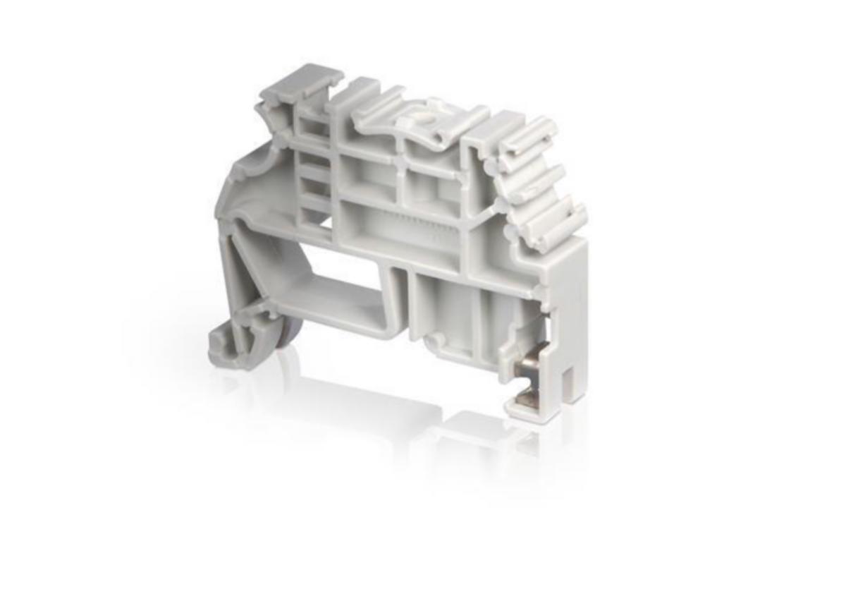 Päätypuristin TE / ABB Entrelec -liittimet - PÄÄTYPURISTIN TE/ABB ENTRELEC LEV:9MM, RUUVITON, DIN3