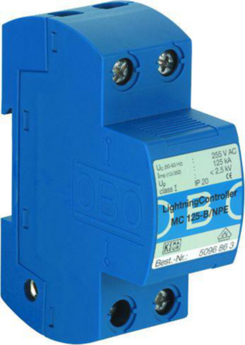 Ylijännitesuoja PJ-verkko OBO Bettermann TBS - YLIJÄNNITESUOJA PJ-VERKKO TBS MC 125-B NPE, T1, SALAMASUOJA