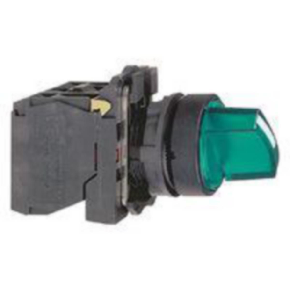 Valonväännin LED Schneider Electric Harmony XB5AK - VÄÄNNIN HARMONY XB5AK123G5 LED 120VAC VIHREÄ