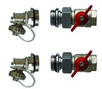 Sulkuventtiilipari Wehofloor suora