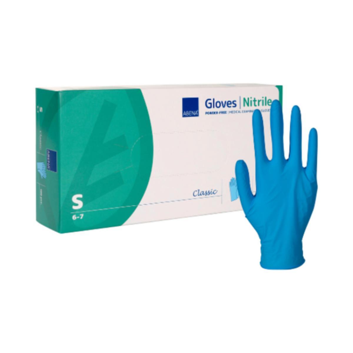 Kertakäyttökäsine Abena Classic nitriili - KERTAKÄYTTÖKÄSINE NITR SIN S ABENA CLASSIC