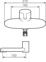 Aputilahana kiintein juoksuputkin Mora MMIX 7703